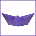 Bateau en origami