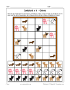 Sudoku 6x6 de chiens